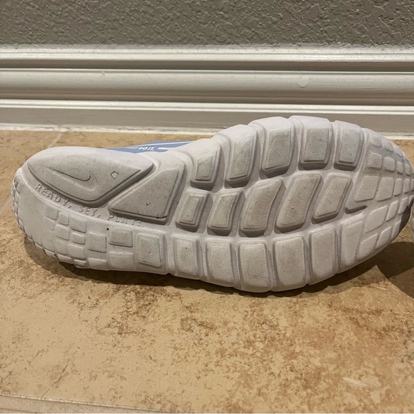 Nike Kids Little Girls Youth Blue Flex Runner 2 Slip-On Running Sneakers 6.5Y - Picture 8 of 11